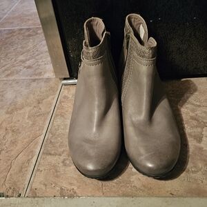 Stylish Taupe Ankle Boots